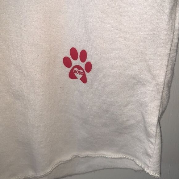 Bobs For Dogs Baseball Raglan Tee Shirt Red & White S - Picture 6 of 7